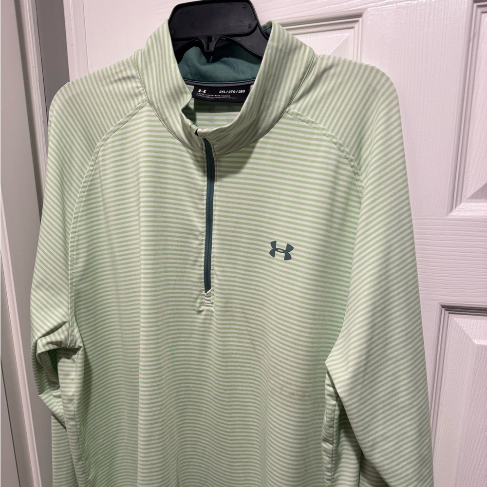Under armour striped 1/4 zip